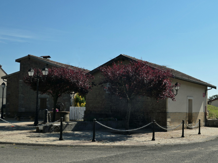 La fontaine et le lavoir - Réville-aux-Bois