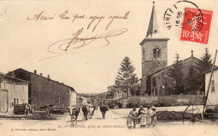 Rouvrois sur Meuse au début des annèes 1900 - Rouvrois-sur-Meuse