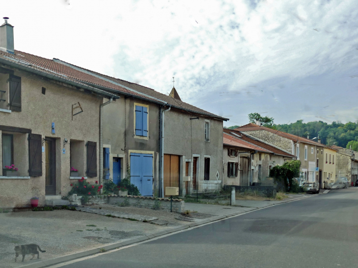 Les maisons lorraines alignées - Saint-Joire
