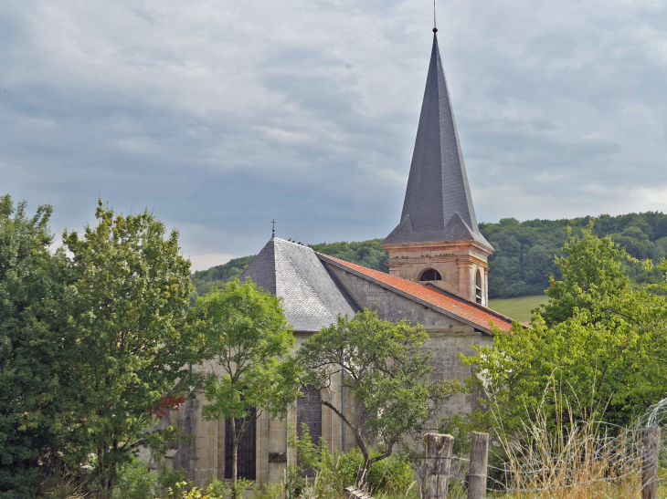 Vue sur l'église - Salmagne