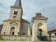 l'église et la fontaine