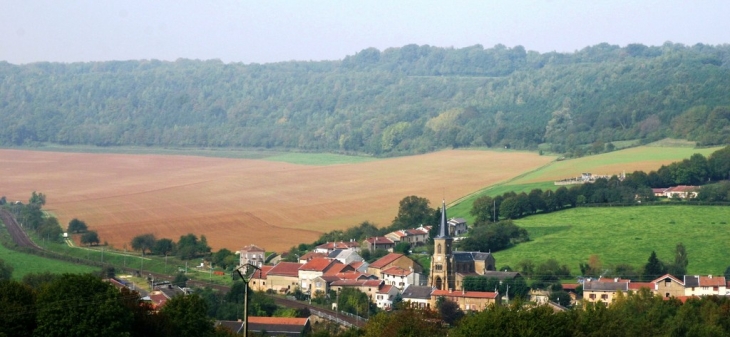 Thonne-les-Près vu de butte de Montmédy