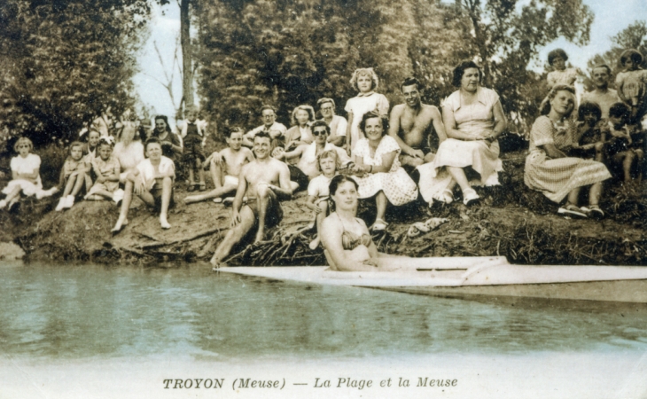 La plage de Troyon