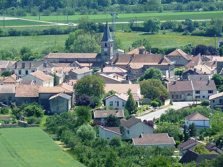 Vigneulles vu d'Hattonchatel - Vigneulles-lès-Hattonchâtel