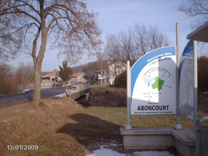 Entrée du village - Aboncourt