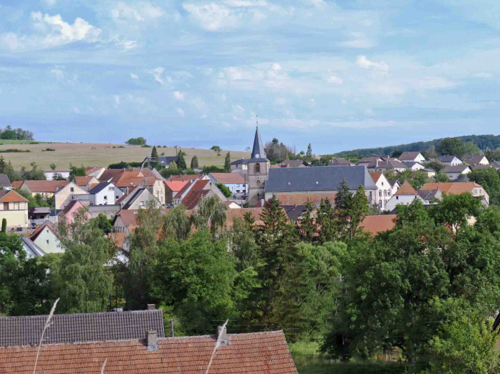 Vue d'ensemble du village - Achen