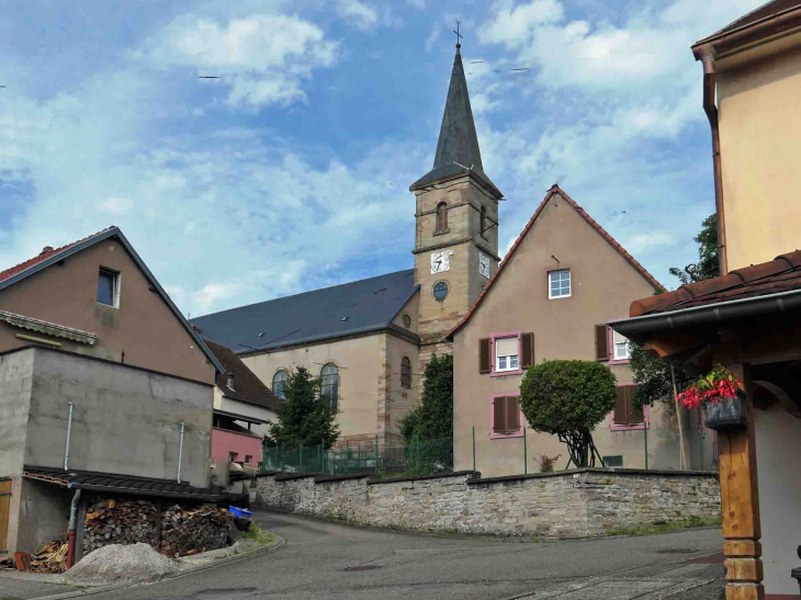 Autour de l'église - Bining