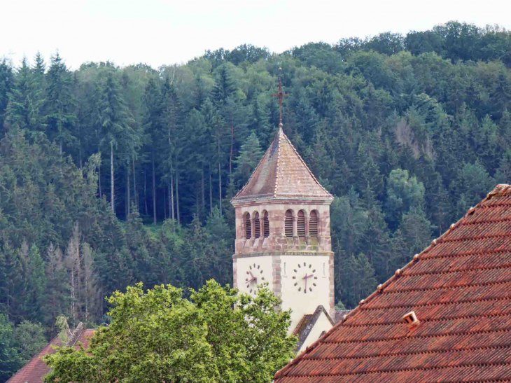 Vue sur le clocher de la Chapelle du Collage Saint Augustin - Bitche