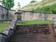 le glacis du château : la statue de Jeanne d'Arc