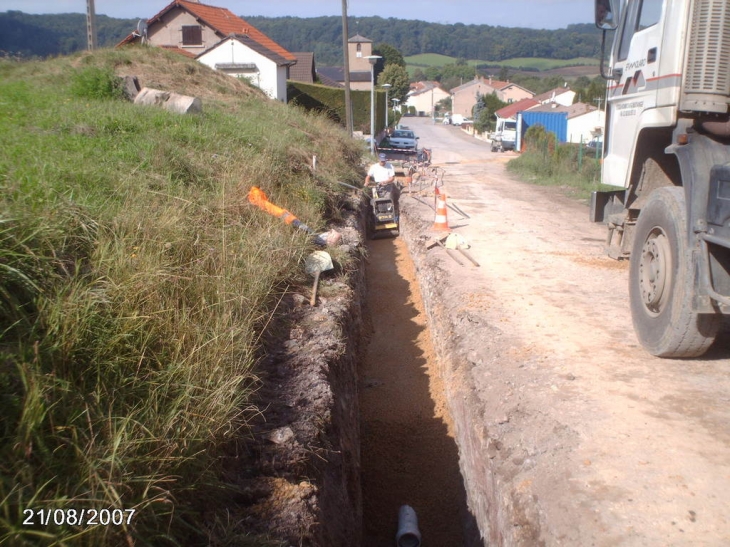 Bouclage du réseau eau potable - Buding