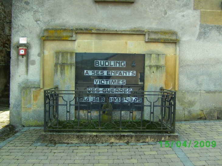 Monument aux morts - Budling