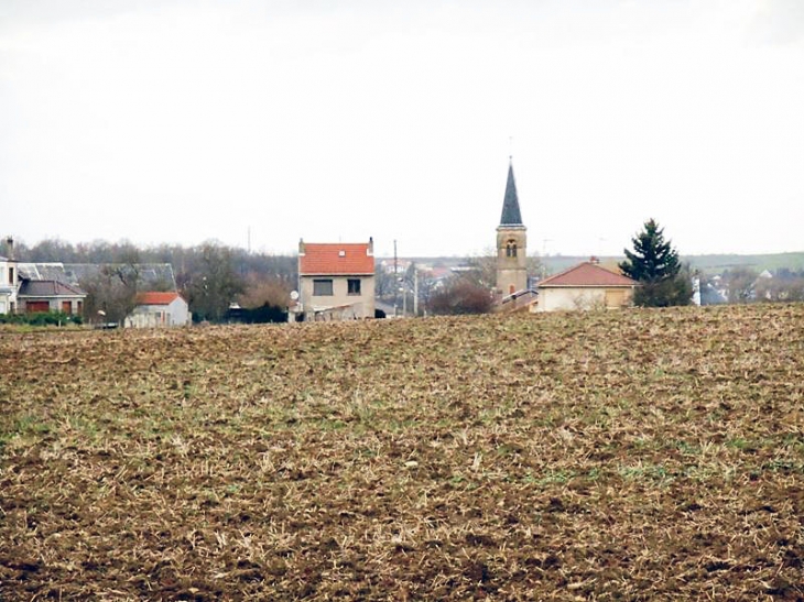 Vue sur le village - Chesny