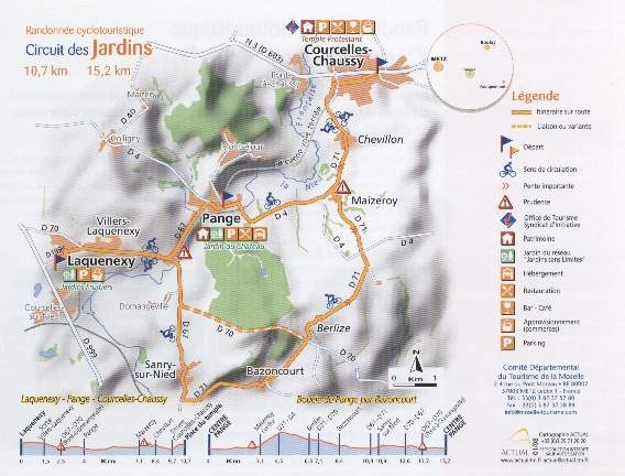 Circuit des jardins - Courcelles-Chaussy