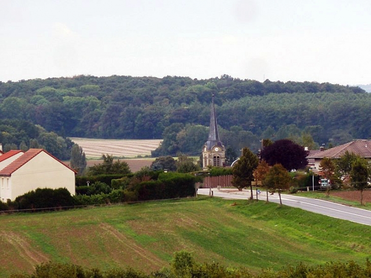 Vue sur le village - Courcelles-sur-Nied