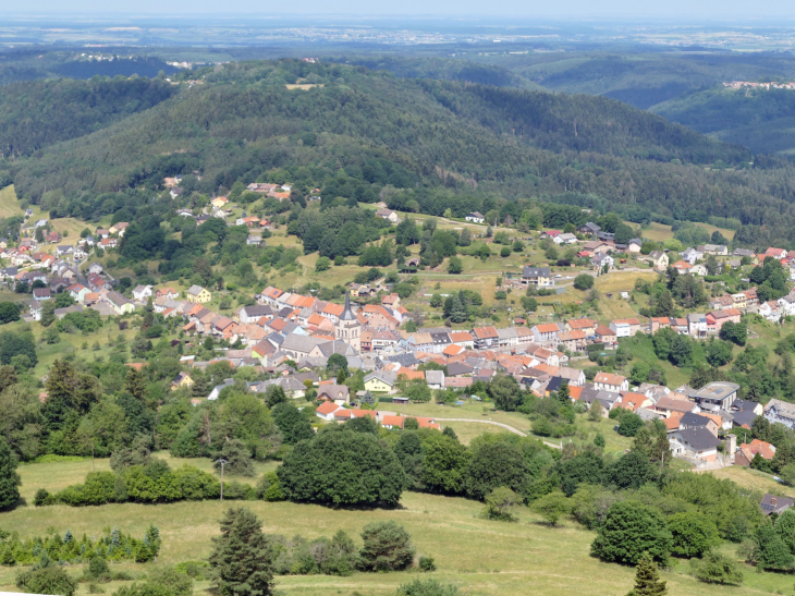 Le village vu du rocher - Dabo