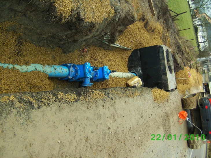 Remplacement d'une conduite d'eau - Elzange