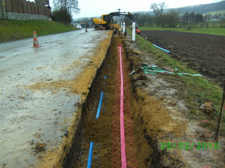 Remplacement d'une conduite d'eau - Elzange