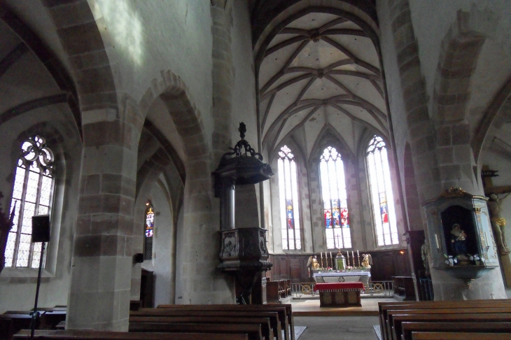 L'intérieur de l'église - Fénétrange