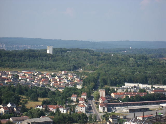 Vue sur le site miniers du siège SIMON - Forbach