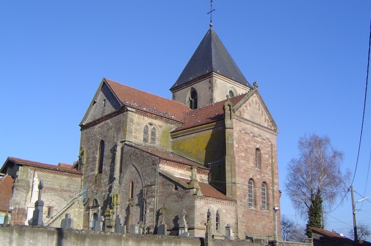 L'église abbatiale - Hesse