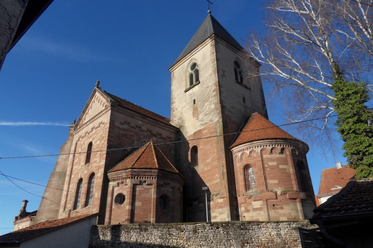 Partie arrière de l'église - Hesse