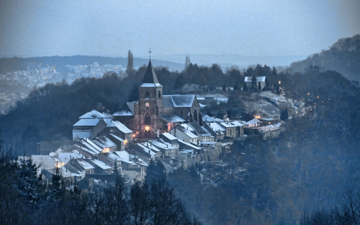 Le vieux Hombourg à l'aube - Hombourg-Haut