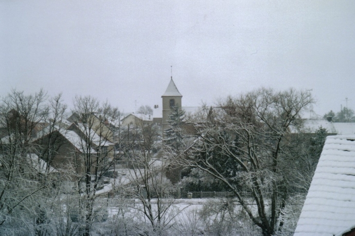 Clocher sous la neige - Ippling