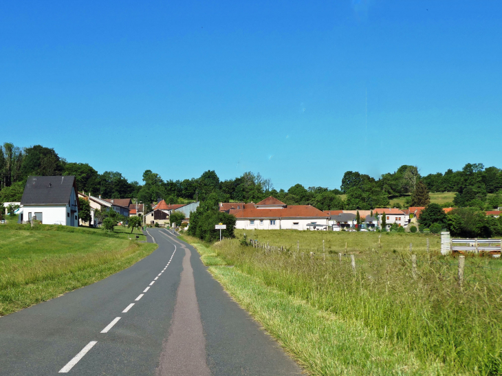 Vue sur le village - Laneuveville-lès-Lorquin