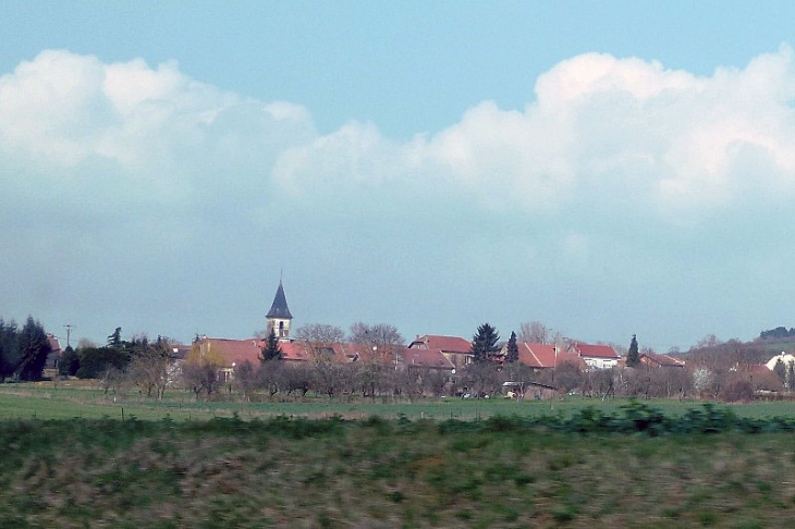 Vue sur le village - Liocourt