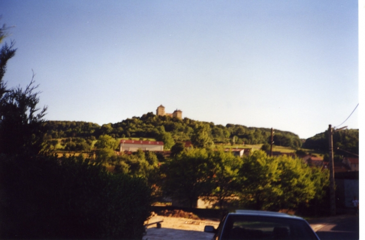 Le château est construit sur un éperon rocheux dominant la région par la volonté d'Arnold VI seigneur de Sierck en 1419 et achevé en 1434, année où le château est déclaré en mesure de soutenir un siège, et mis au service de l'électorat de Trèves. Il surpl - Manderen