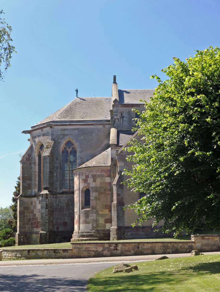 Le chevet de la collégiale - Marsal