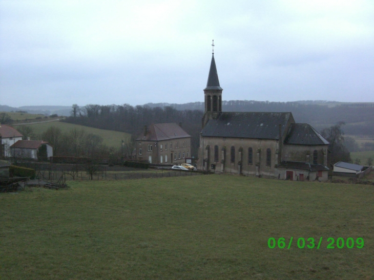 Eglise, Ecole et Mairie - Merschweiller