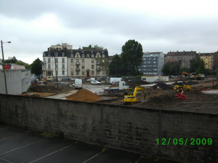 Aménagement de la rue aux Arénes - Metz