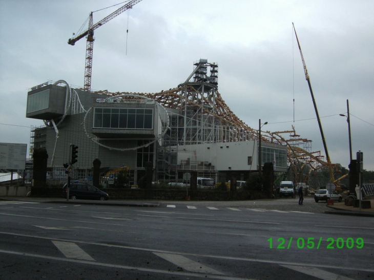 Construction du Centre Pompidou - Metz