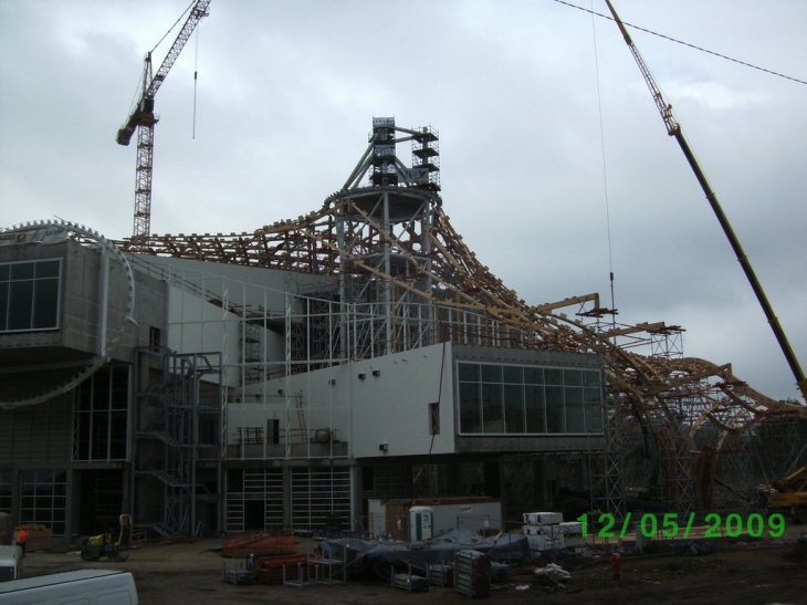 Construction du Centre Pompidou - Metz