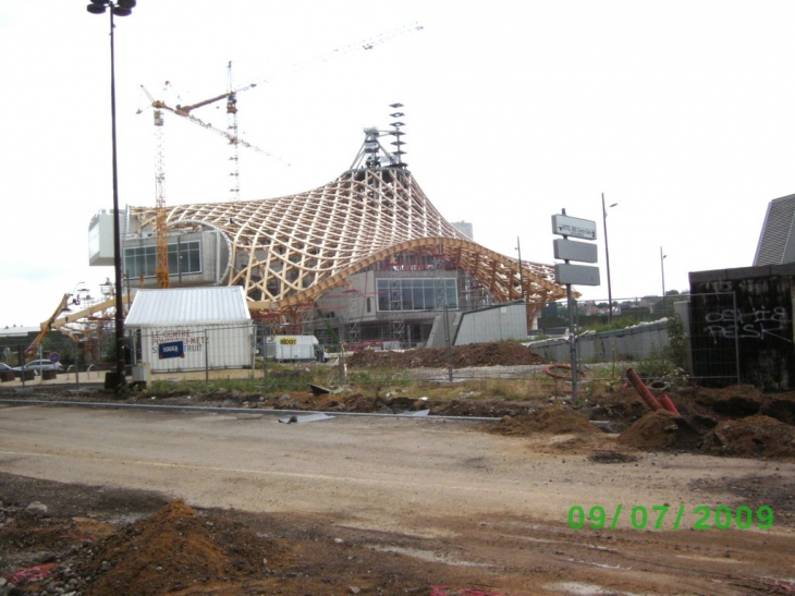 Construction du Centre Pompidou - Metz