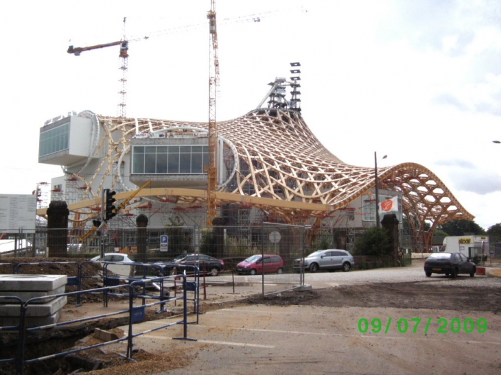 Construction du Centre Pompidou - Metz