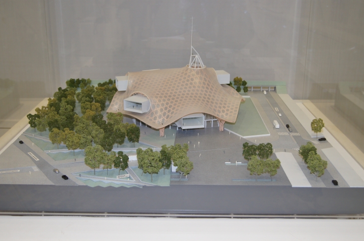 Maquette du centre Pompidou - Metz