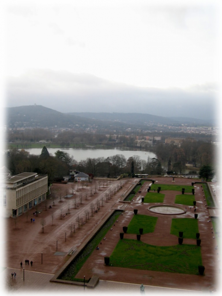 Photo prise du haut de La Grande Roue - Metz