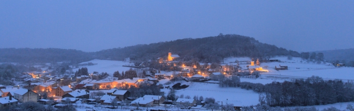 Montenach sous la neige