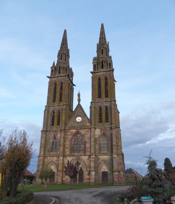 L'église de Munster en Moselle (57670)