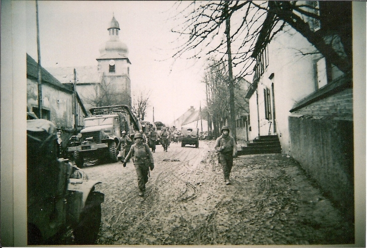 Photo prise pendant la libération - Neufgrange