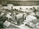 vue aérienne de l'église et son presbytaire avant rénovation