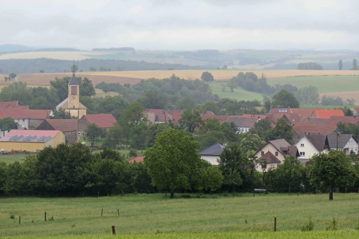 Vue sur le village - Ormersviller