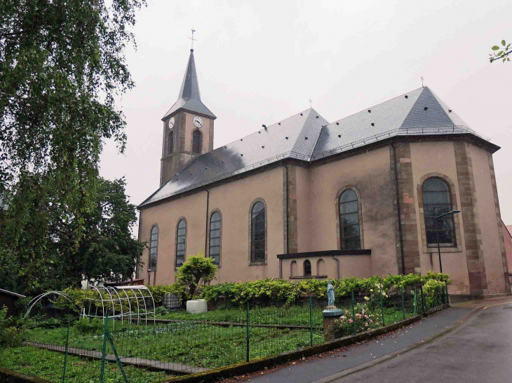 Potager derrière l'église - Petit-Réderching