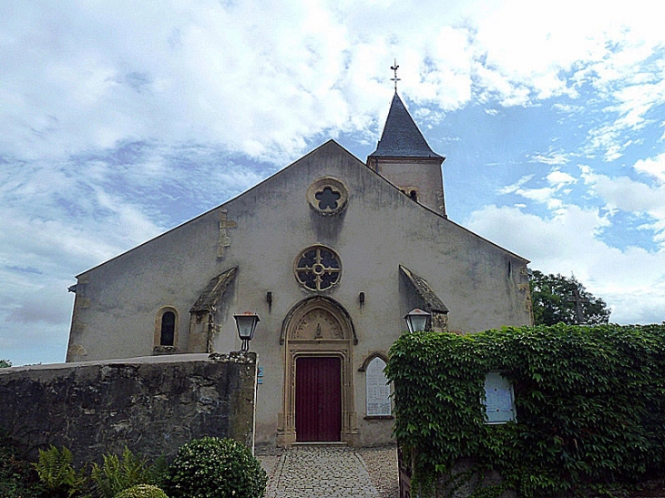 L'entrée de l'église - Plappeville