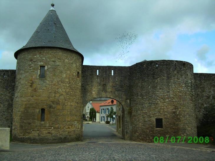 Porte d'accés à la cité - Rodemack