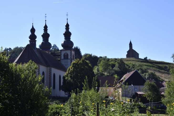 L'église et la chapelle - Saint-Quirin