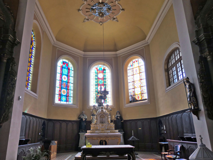 Dans l'église Saint Quirin - Saint-Quirin