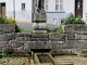 la fontaine miraculeuse et la statue de Saint Quirin